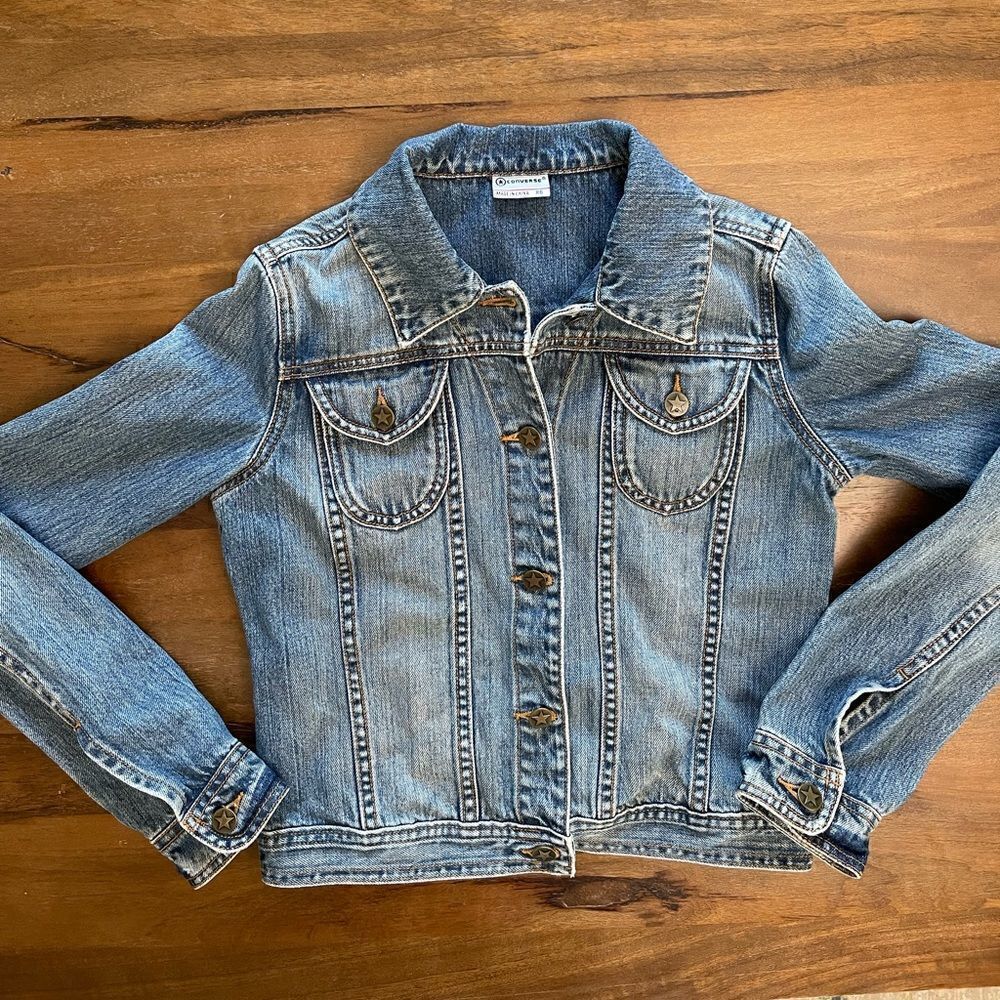 Converse ⭐️ Jean Jacket || SZ XS - Picture 10 of 15
